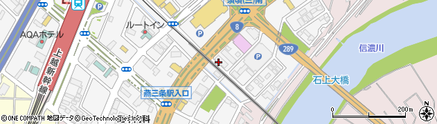 車検のコバック三条店周辺の地図