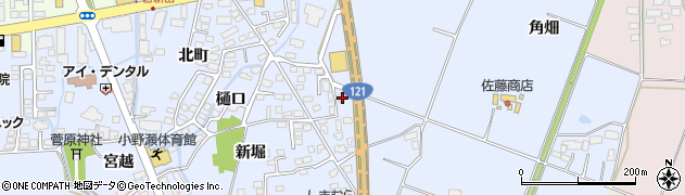 福島県喜多方市関柴町上高額新堀27周辺の地図