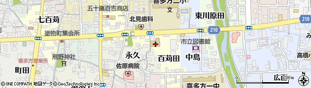 福島県喜多方市小田7534周辺の地図