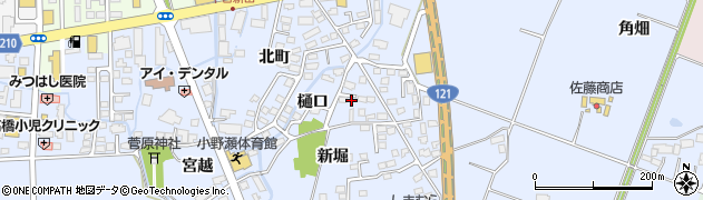 福島県喜多方市関柴町上高額新堀159周辺の地図