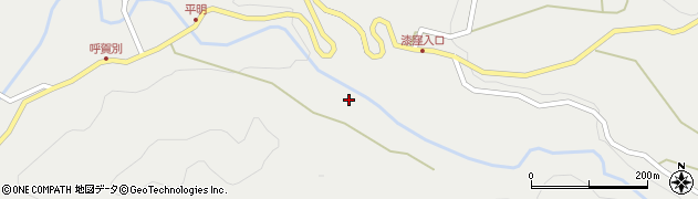 福島県西会津町（耶麻郡）新郷大字笹川（岩沢）周辺の地図
