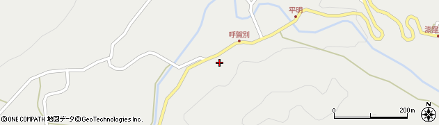 福島県西会津町（耶麻郡）新郷大字笹川（平明下）周辺の地図