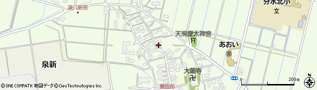 新潟県燕市中島587周辺の地図