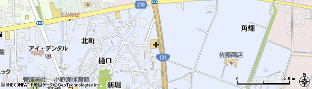 福島県喜多方市関柴町上高額新堀23周辺の地図