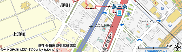 新潟県三条市須頃周辺の地図