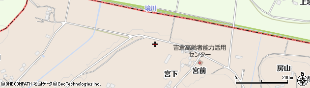 福島県二本松市吉倉（宮田）周辺の地図
