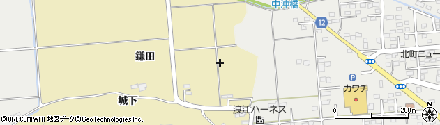 福島県南相馬市原町区牛越（鎌田）周辺の地図