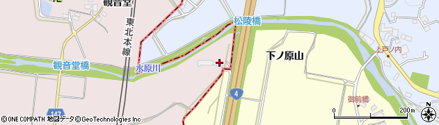 株式会社富樫縫製　福島工場周辺の地図
