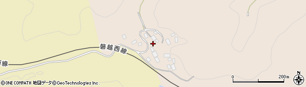 福島県喜多方市山都町一川（家ノ下乙）周辺の地図