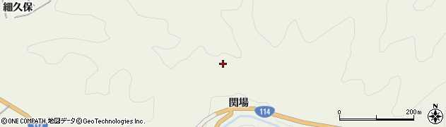 福島県川俣町（伊達郡）小綱木（本関場）周辺の地図