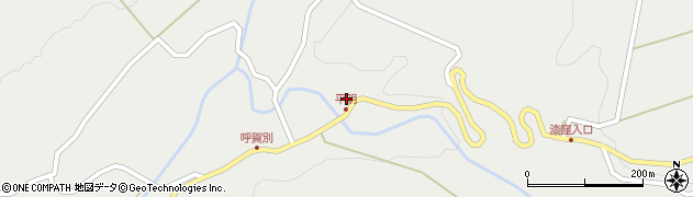 福島県西会津町（耶麻郡）新郷大字笹川（高橋）周辺の地図