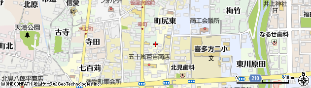 福島県喜多方市三丁目4773周辺の地図