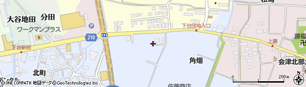 福島県喜多方市関柴町上高額新堀87周辺の地図