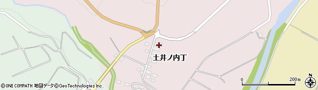 福島県喜多方市山都町木幡（谷地丁）周辺の地図