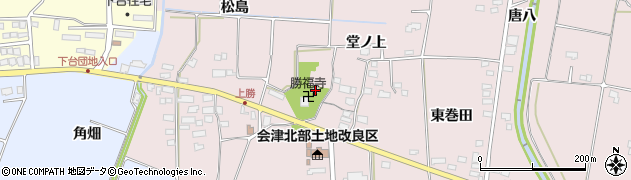 福島県喜多方市関柴町三津井堂ノ上630周辺の地図