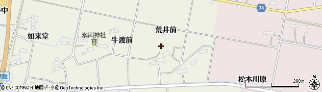 福島県南相馬市原町区下高平（荒井前）周辺の地図
