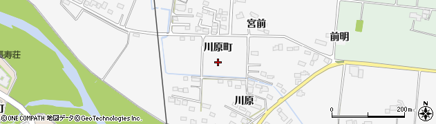 福島県南相馬市原町区上高平（川原町）周辺の地図
