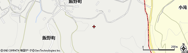 福島県福島市飯野町（下楮田）周辺の地図
