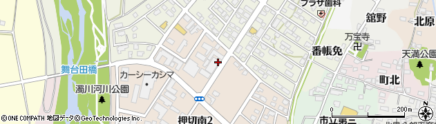 福島県喜多方市窪屋敷周辺の地図