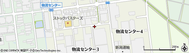 新潟県燕市物流センター周辺の地図
