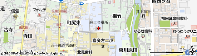 アクサ生命保険株式会社　会津喜多方営業所周辺の地図