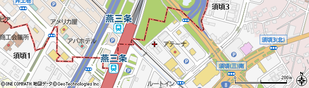 オリックスレンタカー燕三条駅前店周辺の地図