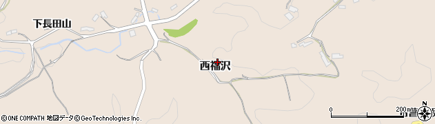 福島県伊達郡川俣町西福沢殿林山周辺の地図