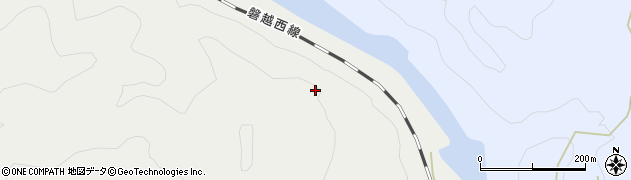 福島県西会津町（耶麻郡）群岡（境ヶ沢甲）周辺の地図