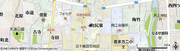 福島県喜多方市三丁目7450周辺の地図