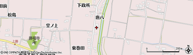 福島県喜多方市関柴町三津井唐八2278周辺の地図