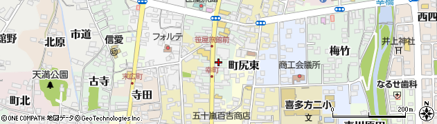 福島県喜多方市三丁目4781周辺の地図