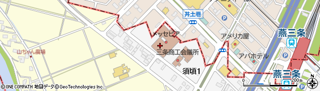 東京税関新潟税関支署三条・燕派出所周辺の地図