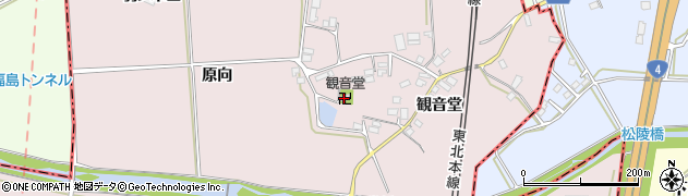 福島県二本松市米沢観音堂19周辺の地図