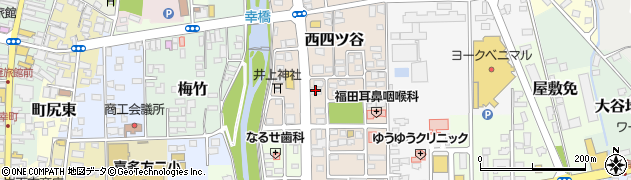 福島県喜多方市川原田周辺の地図