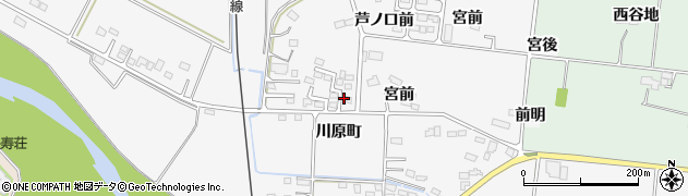 福島県南相馬市原町区上高平（芦ノ口前）周辺の地図