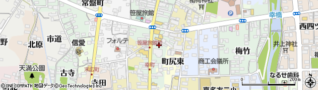 福島県喜多方市三丁目4785周辺の地図