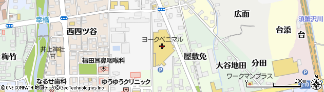 株式会社パティズ　ヨークベニマル喜多方店周辺の地図