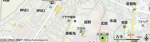 福島県喜多方市鶴巻周辺の地図
