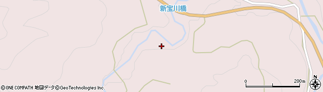 福島県西会津町（耶麻郡）宝坂大字宝坂（上川原乙）周辺の地図
