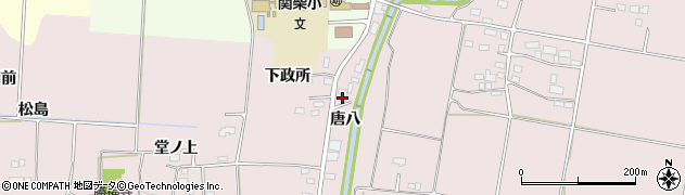 福島県喜多方市関柴町三津井（唐八）周辺の地図