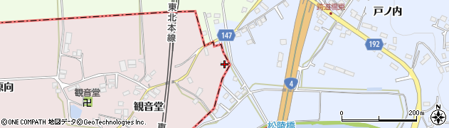 福島県二本松市米沢観音堂94周辺の地図