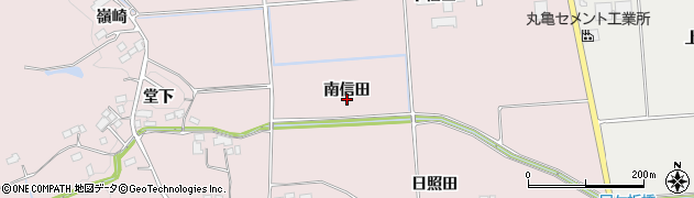 福島県南相馬市原町区信田沢（南ノ内）周辺の地図