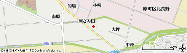 福島県南相馬市原町区長野（大坪）周辺の地図