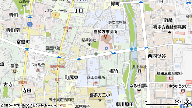 〒966-0814 福島県喜多方市御清水の地図