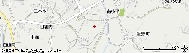 福島県福島市飯野町宮平周辺の地図