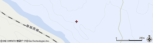 福島県西会津町（耶麻郡）新郷大字豊洲（三年林）周辺の地図