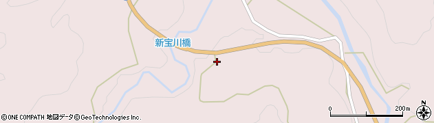 福島県西会津町（耶麻郡）宝坂大字宝坂（若林乙）周辺の地図