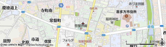 福島県喜多方市三丁目4838周辺の地図