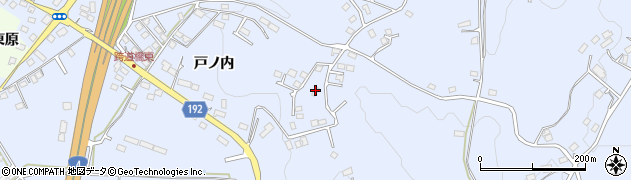 福島県福島市松川町沼袋（戸ノ内）周辺の地図