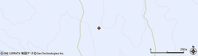 福島県西会津町（耶麻郡）新郷大字豊洲（小岩）周辺の地図